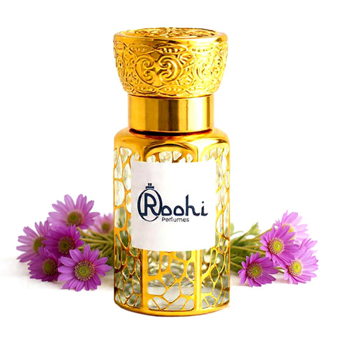 Roohi Skin Titan Attar 6ml | Long Lasting Non Alcoholic Roll On Perfume for Men & Women | Fresh Woody Arabic Attar Oil | Pocket Travel Size Ittar for Special Occasions