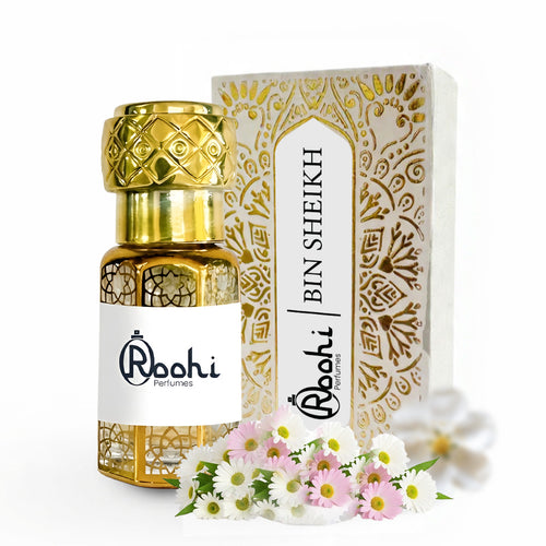 Roohi Bin Shake Attar 6ml | Long Lasting Arabic Attar Perfume | Alcohol Free Oud Ittar for Men & Women | Premium Fragrance Oil