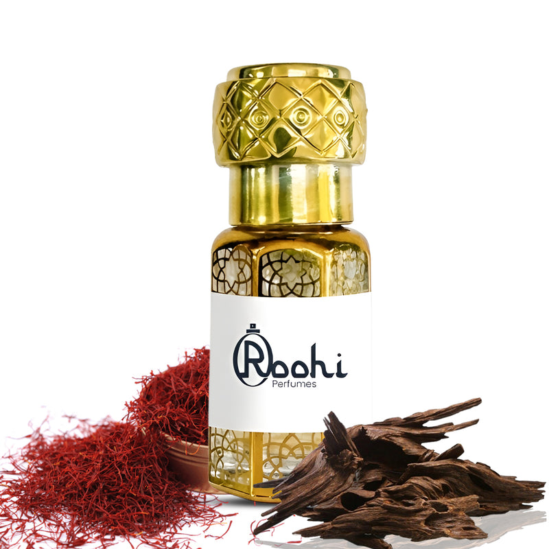 Roohi Oud Meer Attar 6ml – Long Lasting Oud Attar Perfume for Men & Women | Alcohol Free Arabic Ittar | Premium Concentrated Fragrance Oil