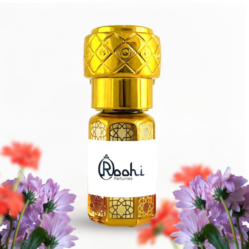 Roohi Marj HQ Attar 3ml | Long Lasting Arabic Attar Perfume | Alcohol Free Oriental Ittar for Men & Women | Premium Fragrance Oil