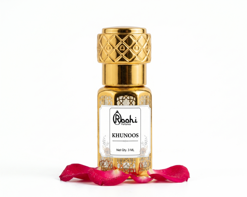 Roohi Khunoos Attar 3ML | Warm Spicy & Woody Fragrance | Long Lasting Non-Alcoholic Attar Perfume Oil for Men & Women | Mini Pocket Roll-On Ittar | Travel Size